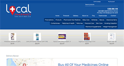 Desktop Screenshot of localpharmacy.com.au